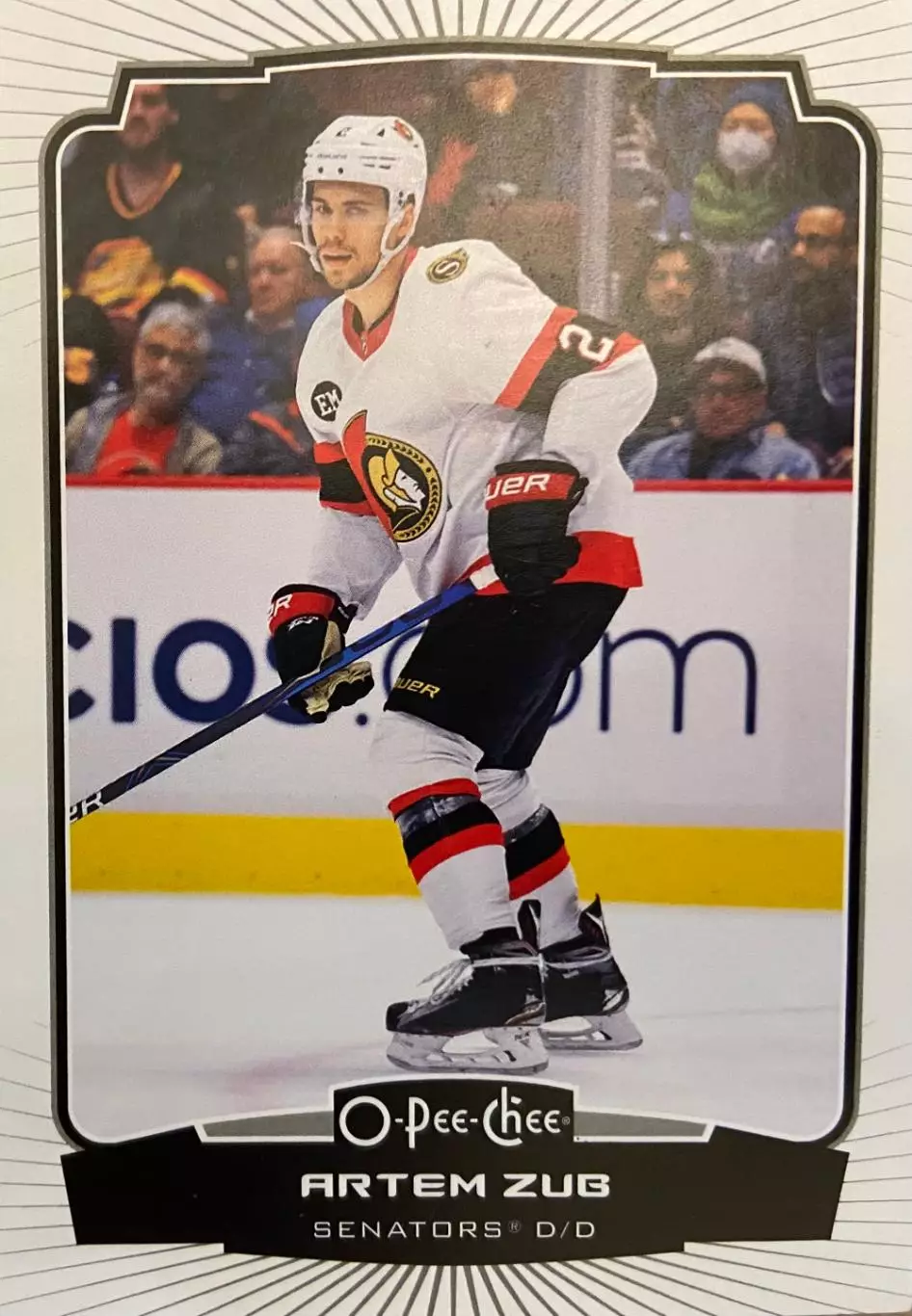 Хоккей Карточка Артем Зуб Ottawa Senators/Оттава Сенаторз, СКА, Амур НХЛ/NHL/КХЛ