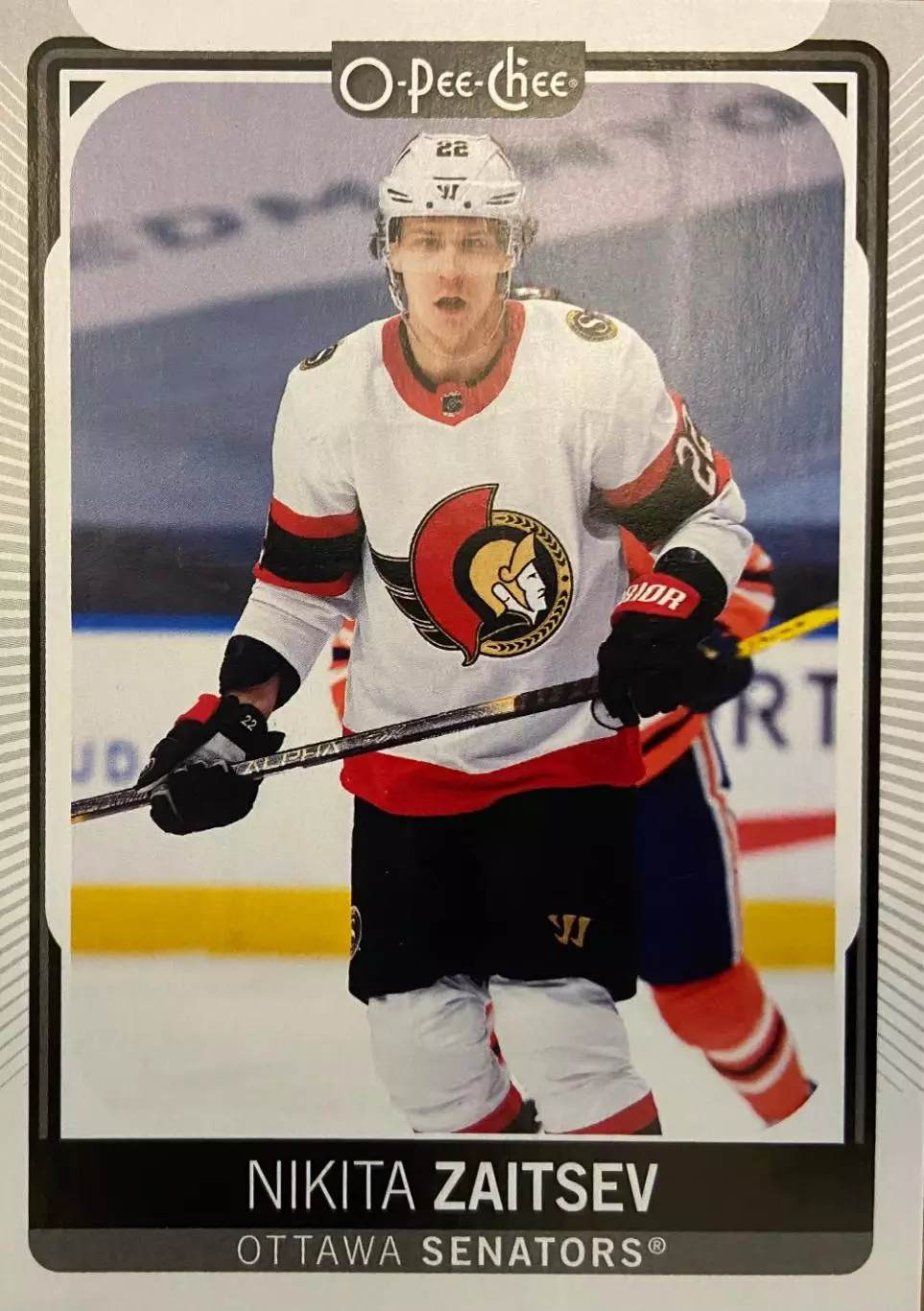 Карточка Никита Зайцев Ottawa Senators/Оттава Сенаторз, СКА, ЦСКА НХЛ/NHL/КХЛ