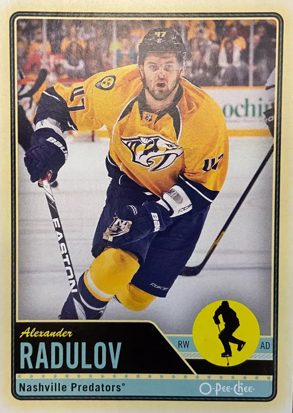 Карточка Александр Радулов Nashville Predators,ЦСКА, Локомотив Ярославль НХЛ/КХЛ