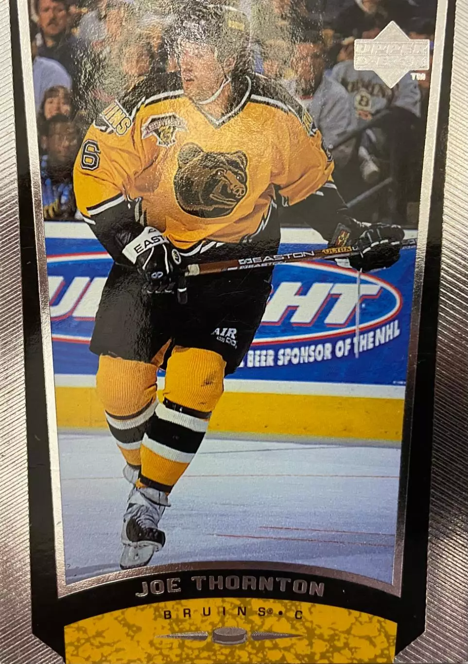 Хоккей. Карточка Joe Thornton-Джо Торнтон Boston Bruins - Бостон Брюинз НХЛ/NHL