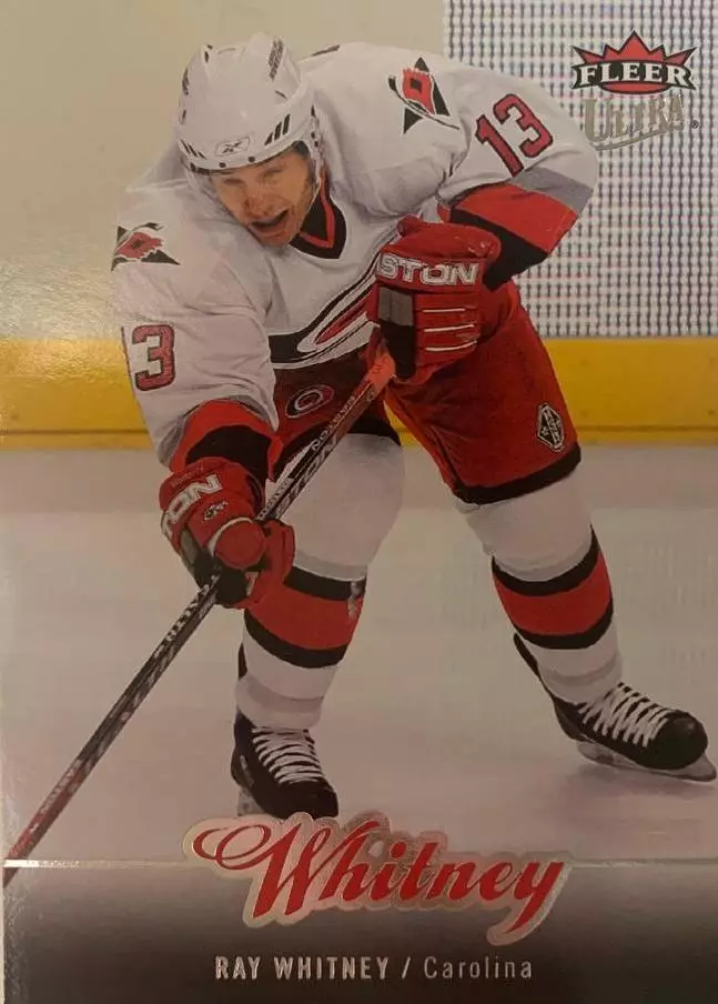 Хоккей. Карточка Ray Whitney - Рэй Уитни Carolina Hurricanes - Каролина НХЛ/NHL