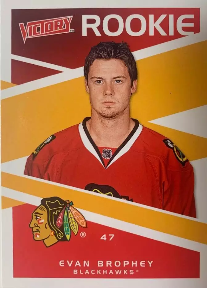 Хоккей. Карточка Evan Brophey - Эван Брофи Chicago Blackhawks - Чикаго НХЛ/NHL