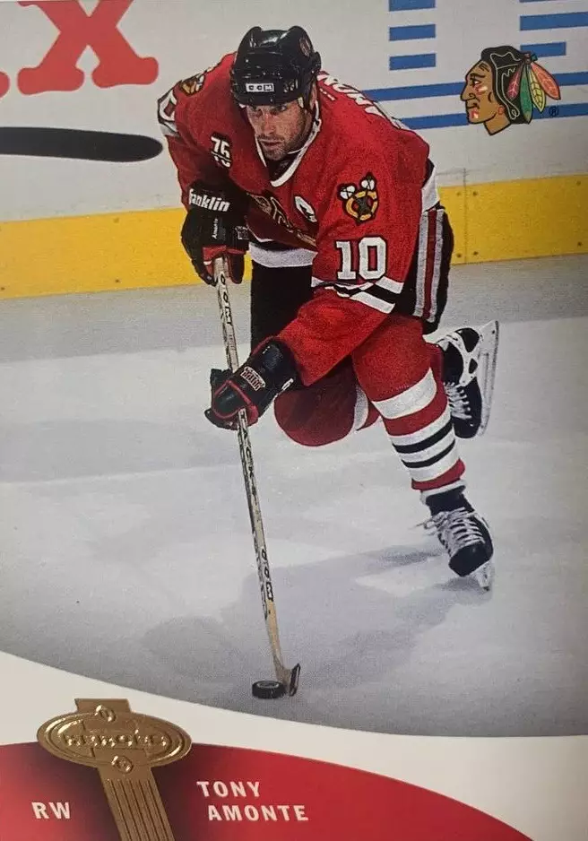Хоккей. Карточка Tony Amonte - Тони Амонте Chicago Blackhawks - Чикаго НХЛ/NHL