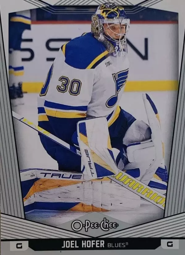 Хоккей. Карточка Joel Hofer-Джоэль Хофер St. Louis Blues/Сент-Луис Блюз НХЛ/NHL