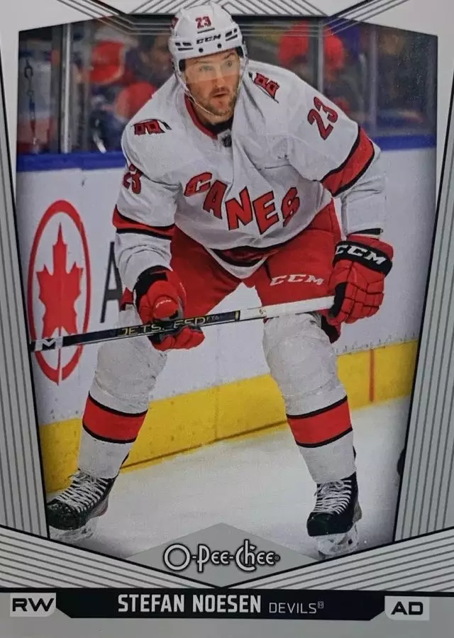 Хоккей Карточка Stefan Noesen-Стефан Нейсен Carolina Hurricanes-Каролина НХЛ/NHL