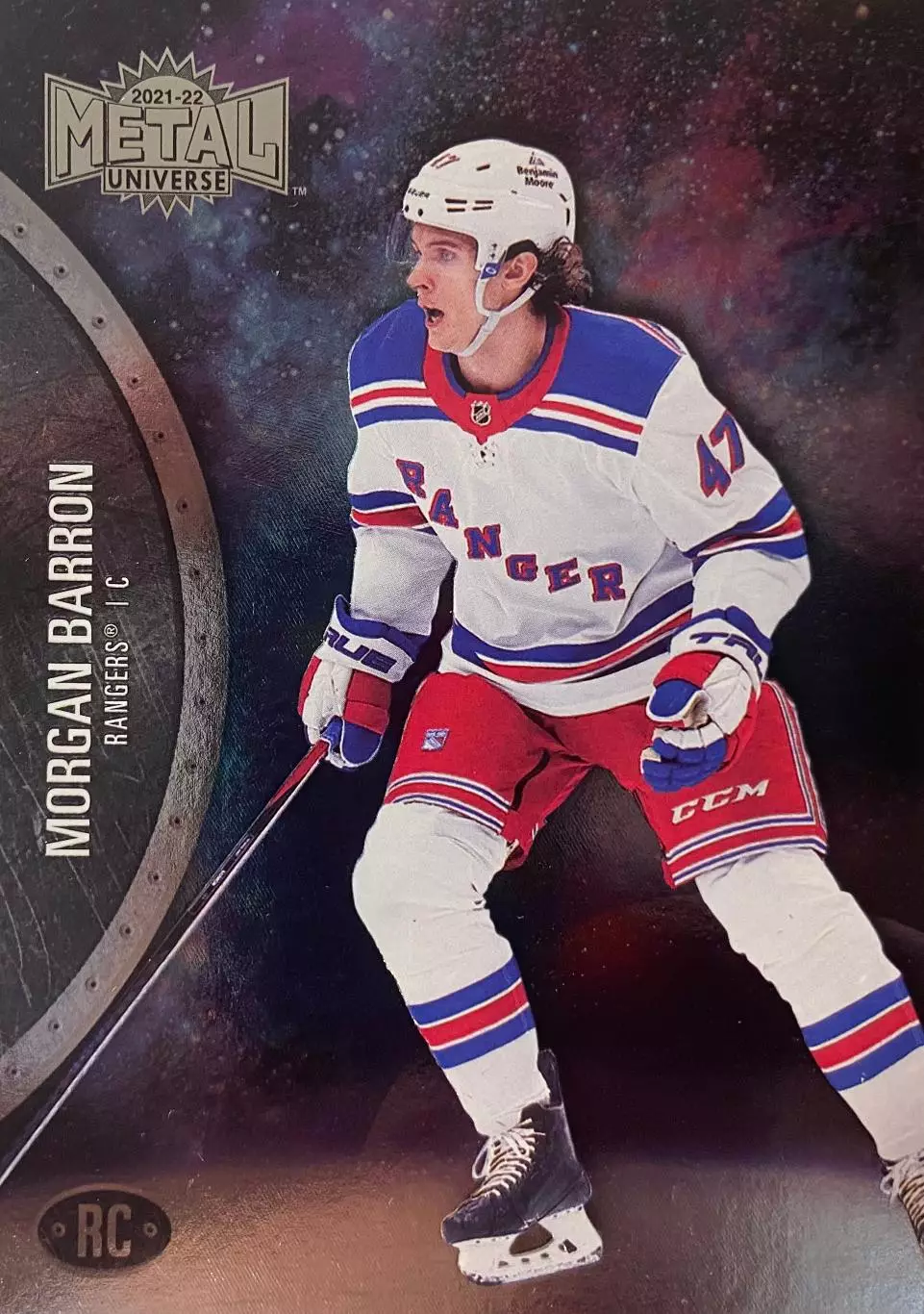 Карточка Morgan Barron/Морган Баррон New York Rangers/Нью-Йорк Рейнджерс НХЛ-NHL