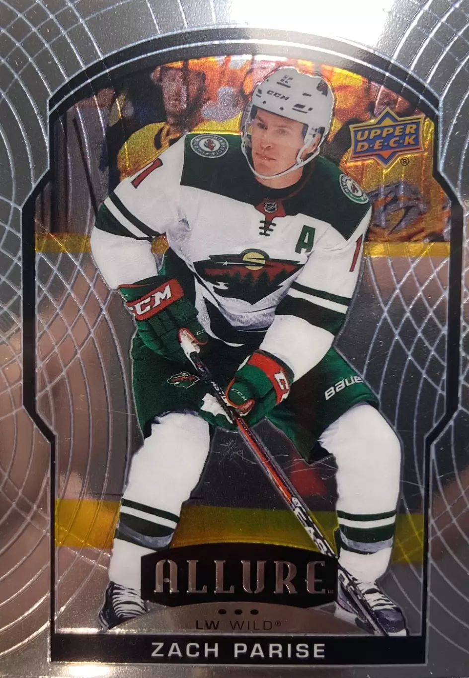 Хоккей. Карточка Zach Parise-Зак Паризе Minnesota Wild - Миннесота Уайлд НХЛ-NHL