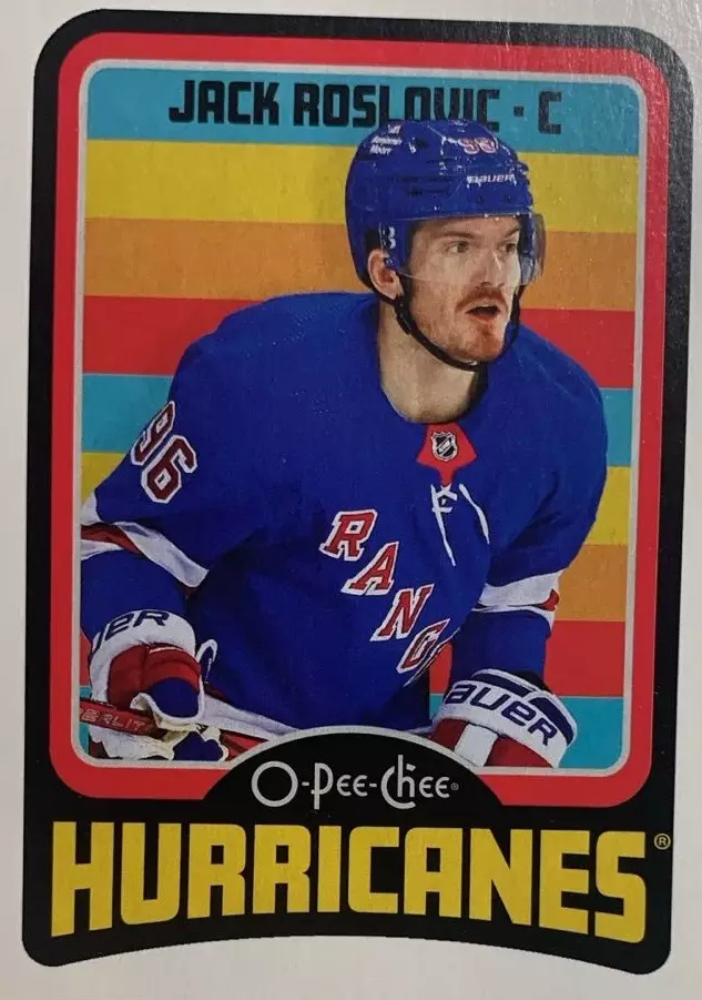 Карточка Jack Roslovic-Джек Рословик New York Rangers/Нью-Йорк Рейнджерс НХЛ/NHL
