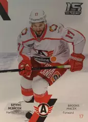 Хоккей. Карточка Брукс Мэйсек Автомобилист Екатеринбург КХЛ сезон 2022-2023