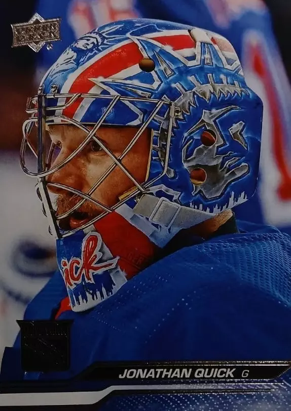 Хоккей. Карточка Jonathan Quick-Джонатан Куик New York Rangers-Рейнджерс НХЛ-NHL