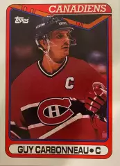 Хоккей. Карточка Guy Carbonneau-Ги Карбонно Montreal Canadiens-Монреаль НХЛ-NHL
