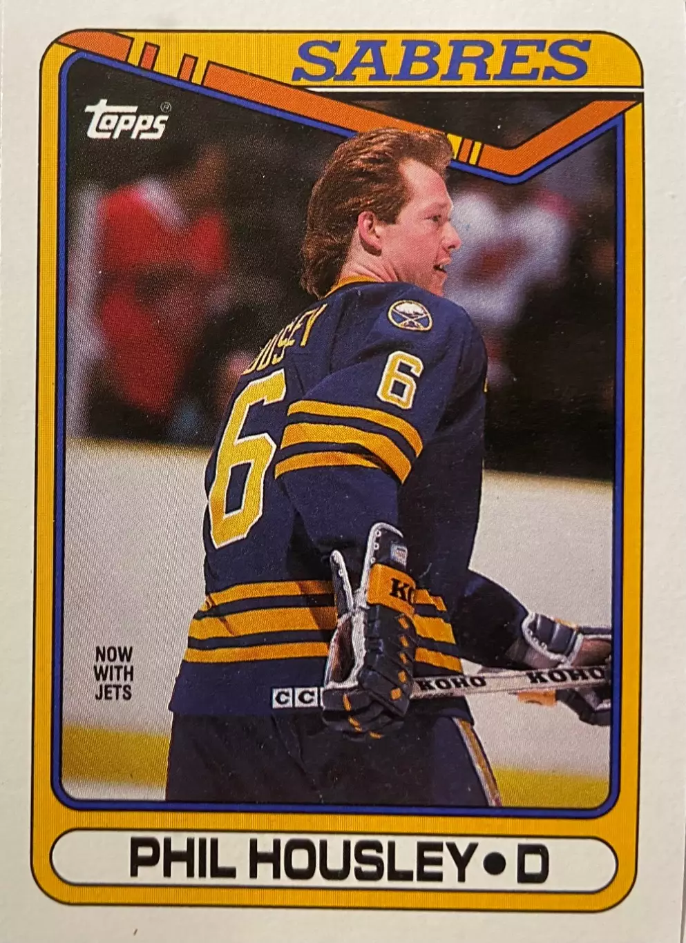 Хоккей. Карточка Phil Housley - Фил Хаусли Buffalo Sabres-Баффало Сейбрз НХЛ/NHL