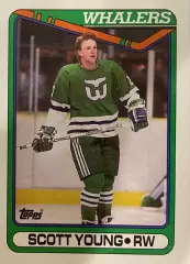 Хоккей. Карточка Scott Young-Скотт Янг Hartford Whalers-Хартфорд Уэйлерс НХЛ/NHL