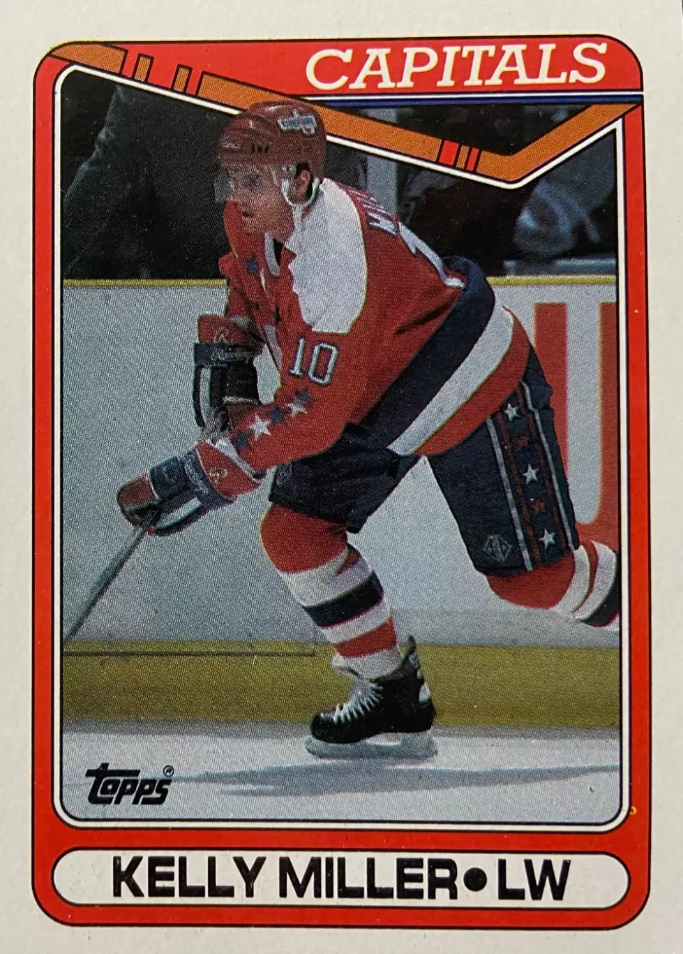 Хоккей. Карточка Kelly Miller-Келли Миллер Washington Capitals-Вашингтон НХЛ-NHL