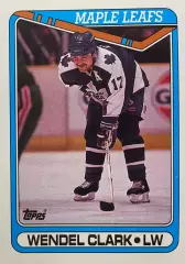 Хоккей. Карточка Wendel Clark-Уэндел Кларк Toronto Maple Leafs - Торонто НХЛ/NHL