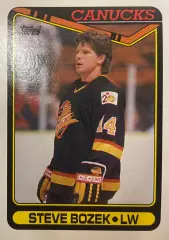 Хоккей Карточка Steve Bozek-Стив Бозек Vancouver Canucks-Ванкувер Кэнакс НХЛ/NHL