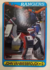 Карточка John Vanbiesbrouck-Джон Ванбисбрук New York Rangers-Рейнджерс НХЛ/NHL