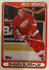 Хоккей. Карточка Shawn Burr-Шон Бурр Detroit Red Wings-Детройт Ред Уингз НХЛ-NHL