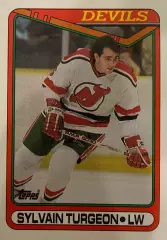Хоккей Карточка Sylvain Turgeon-Сильвен Тарджон New Jersey Devils-Девилс НХЛ/NHL