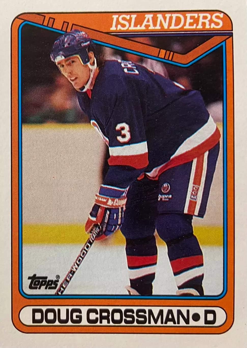 Хоккей Карточка Doug Crossman-Дуг Кроссман New York Islanders-Айлендерс НХЛ/NHL