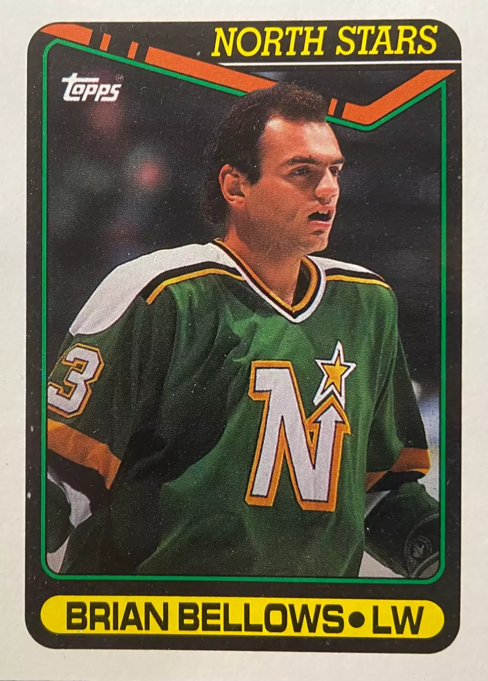 Хоккей Карточка Brian Bellows-Брайан Беллоуз Minnesota North Stars/Миннесота НХЛ