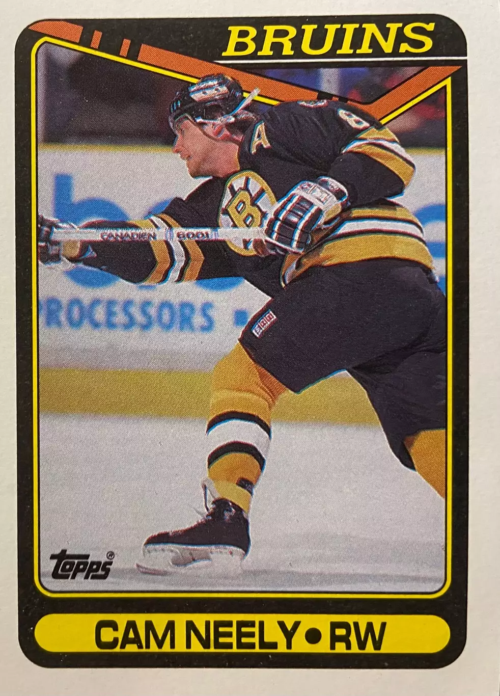 Хоккей. Карточка Cam Neely - Кэм Нили Boston Bruins - Бостон Брюинз НХЛ-NHL