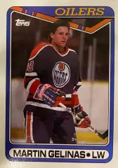Хоккей. Карточка Martin Gelinas-Мартен Желина Edmonton Oilers - Эдмонтон НХЛ/NHL
