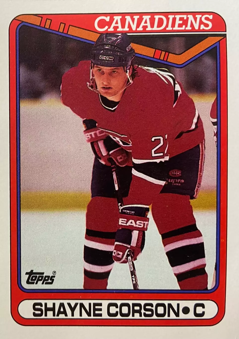 Хоккей. Карточка Shayne Corson - Шейн Корсон Montreal Canadiens-Монреаль НХЛ-NHL