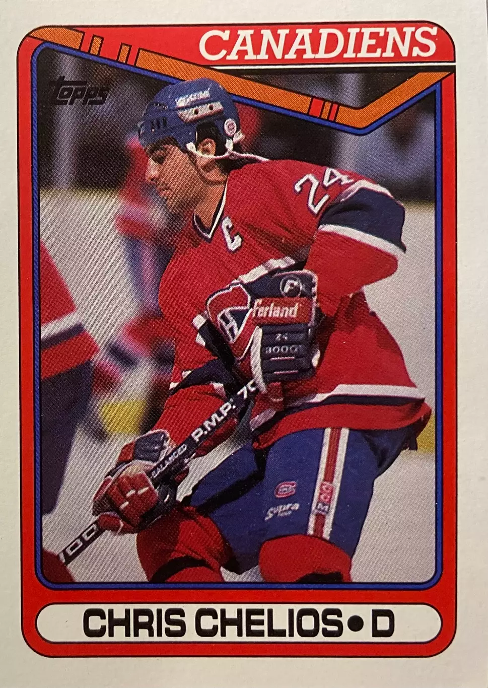 Хоккей. Карточка Chris Chelios-Крис Челиос Montreal Canadiens - Монреаль НХЛ/NHL