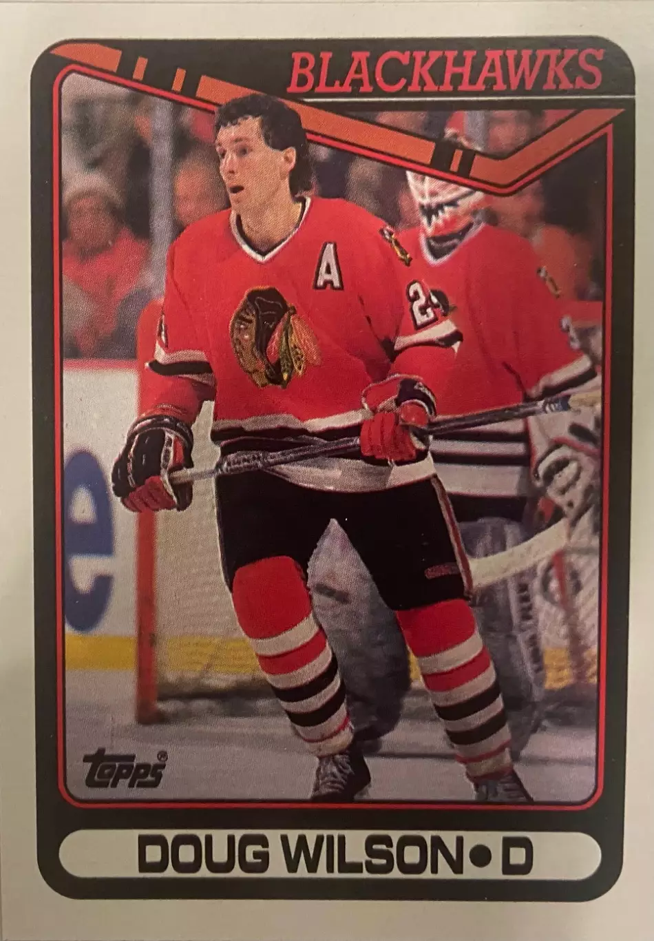 Хоккей. Карточка Doug Wilson - Дуг Уилсон Chicago Blackhawks - Чикаго НХЛ/NHL
