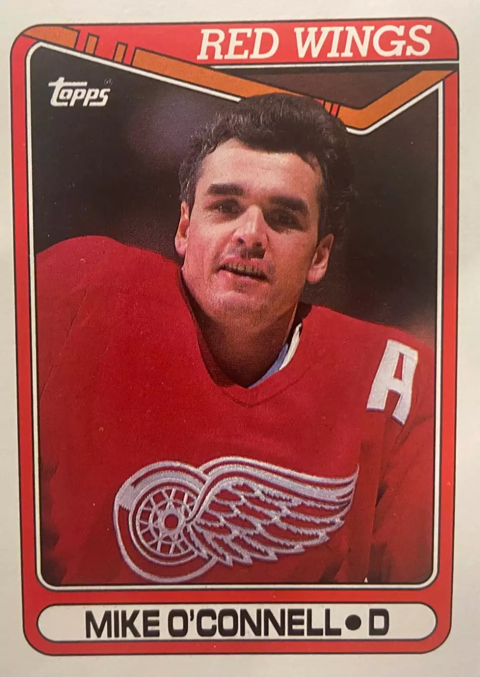 Хоккей. Карточка Mike O'Connell/Майк О'Коннелл Detroit Red Wings-Детройт НХЛ/NHL