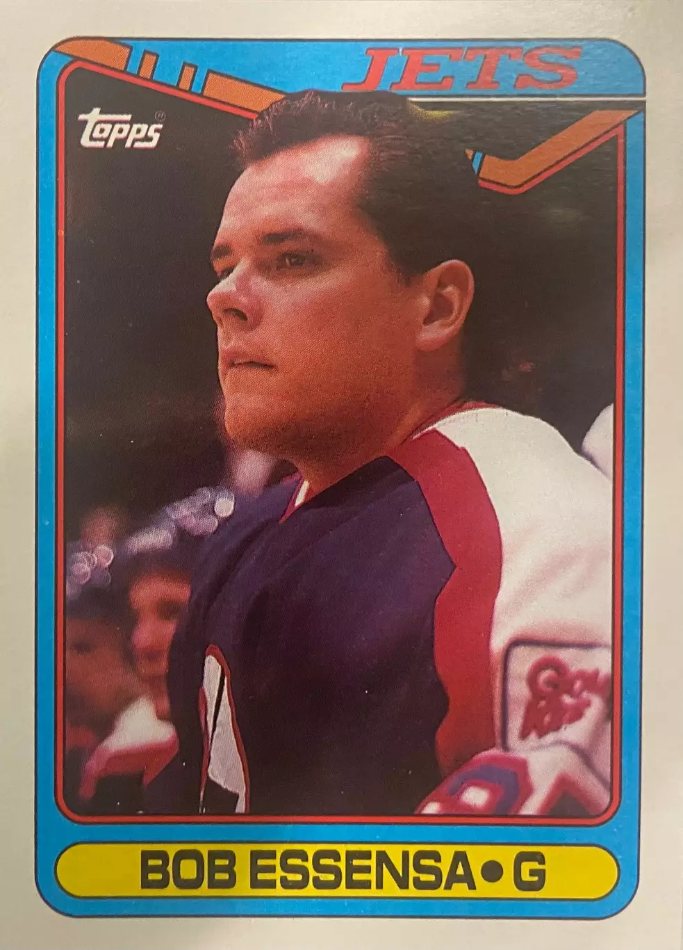 Хоккей. Карточка Bob Essensa - Боб Эссенса Winnipeg Jets-Виннипег Джетс НХЛ-NHL