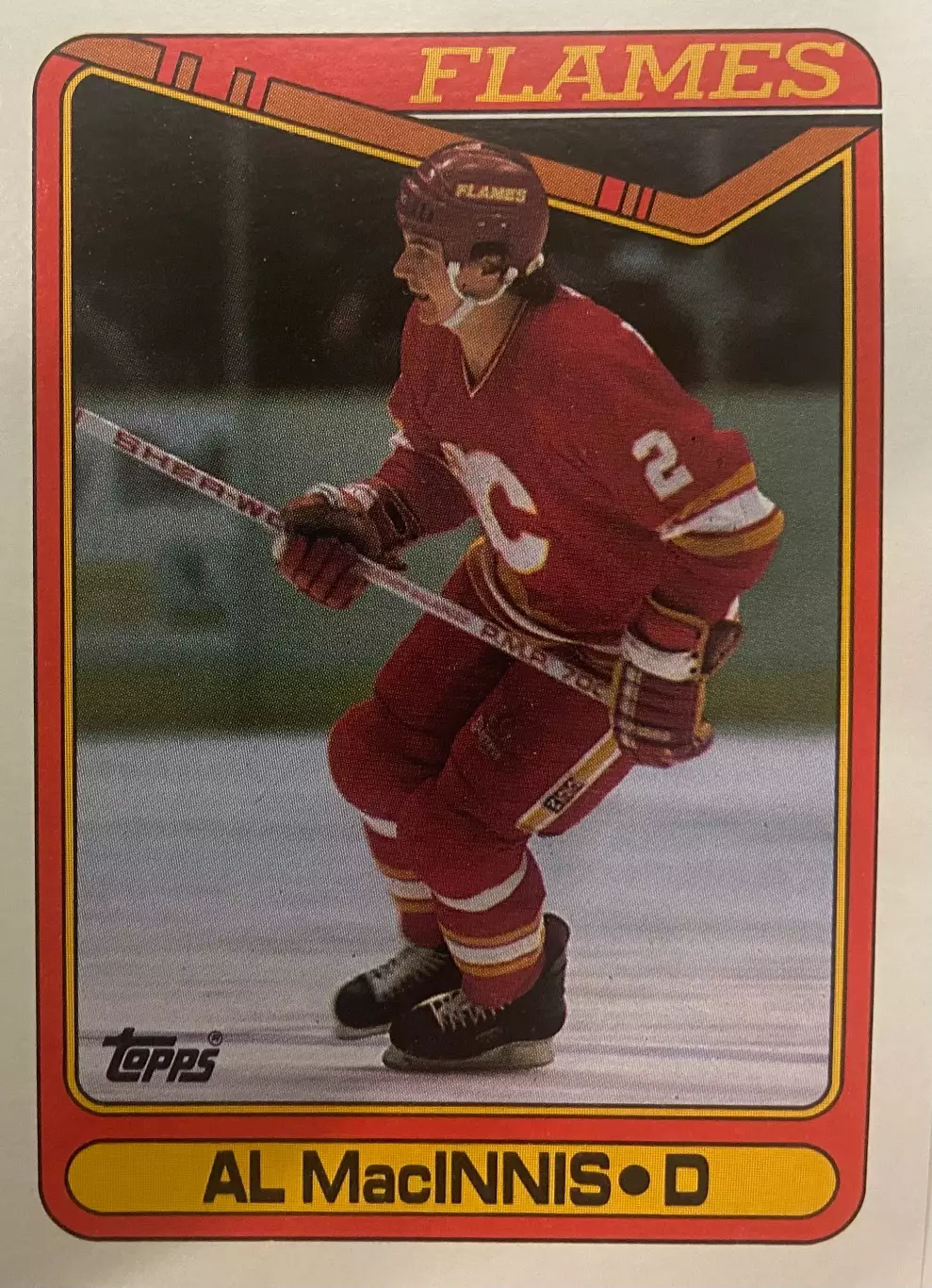 Хоккей. Карточка Al MacInnis - Эл Макиннис Calgary Flames-Калгари Флэймз НХЛ NHL