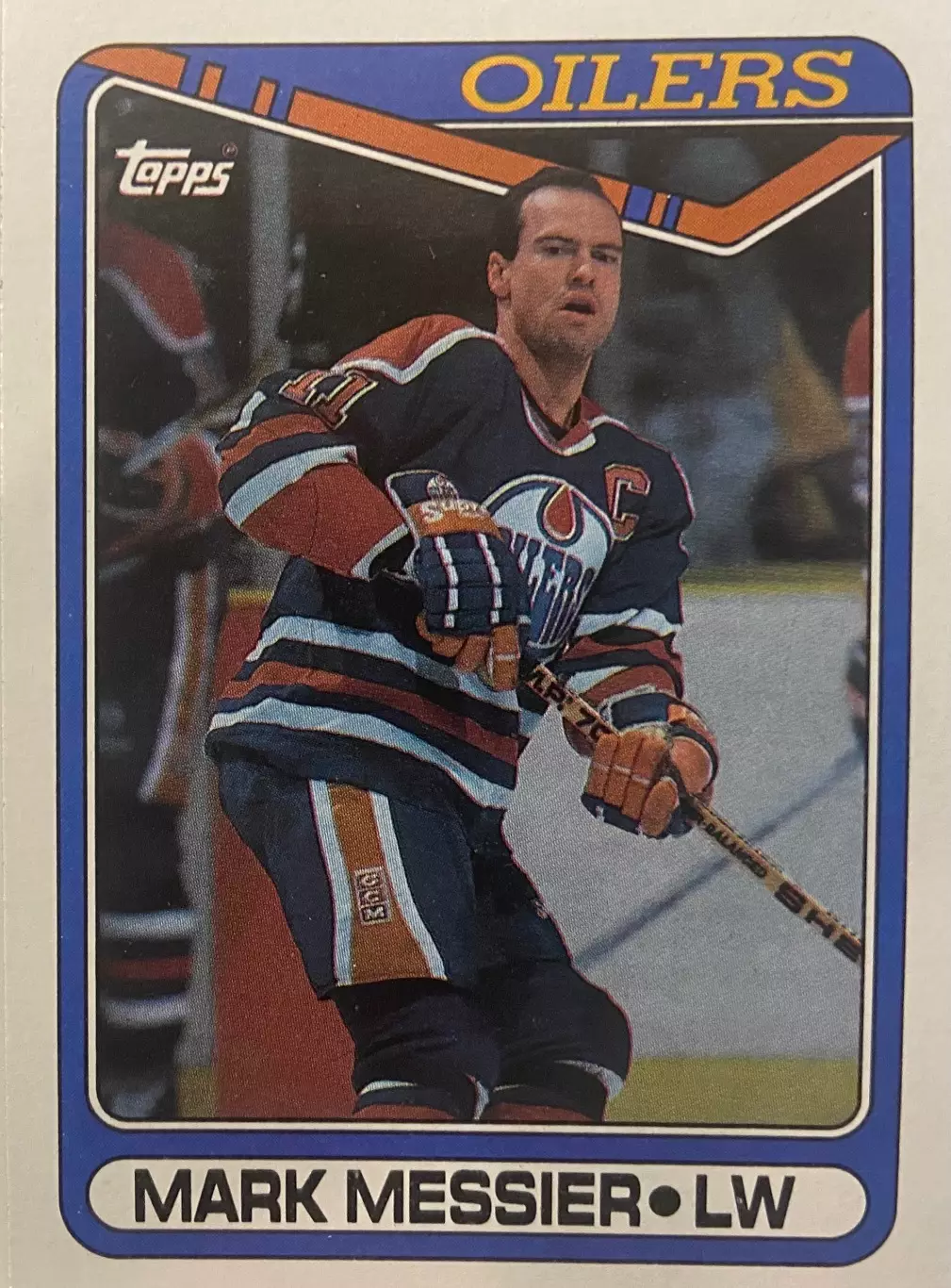 Хоккей Карточка Mark Messier-Марк Мессье Edmonton Oilers-Эдмонтон Ойлерз НХЛ-NHL