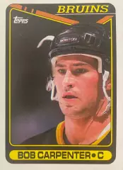 Хоккей. Карточка Bob Carpenter - Бобби Карпентер Boston Bruins - Бостон НХЛ-NHL