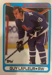 Хоккей. Карточка Guy Lafleur - Ги Лафлер Quebec Nordiques-Квебек Нордикс НХЛ/NHL