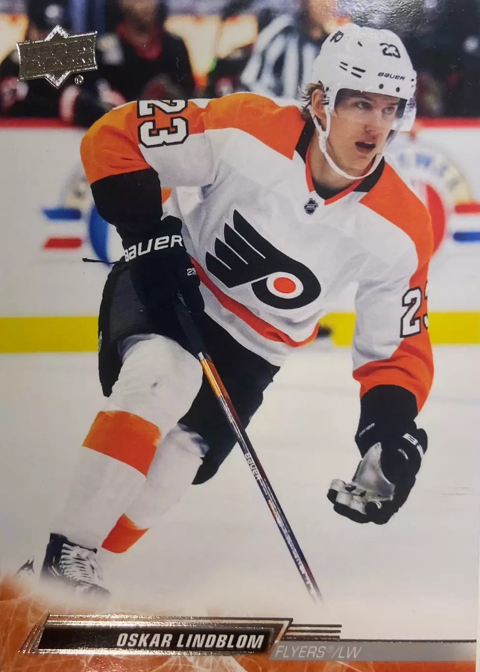 Карточка Oskar Lindblom-Оскар Линдблум Philadelphia Flyers - Филадельфия НХЛ-NHL