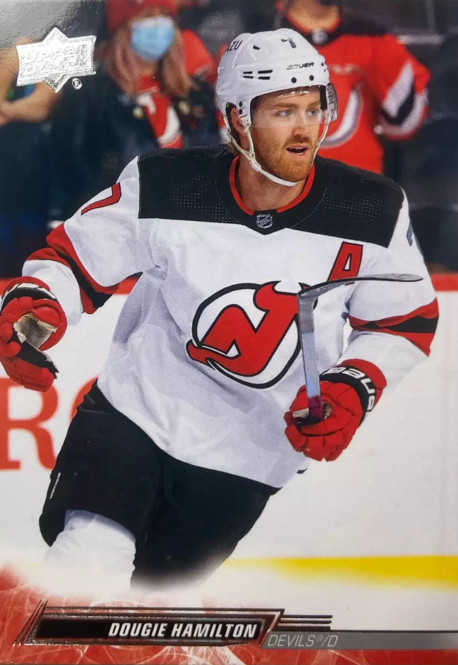 Карточка Dougie Hamilton - Дуги Хэмилтон New Jersey Devils - Нью-Джерси НХЛ-NHL