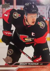 Хоккей. Карточка Brady Tkachuk - Брэди Ткачук Ottawa Senators-Оттава НХЛ/NHL