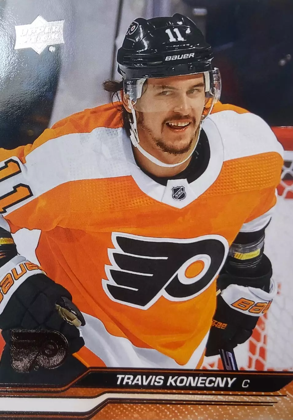 Карточка Travis Konecny - Трэвис Конекни Philadelphia Flyers-Филадельфия НХЛ/NHL