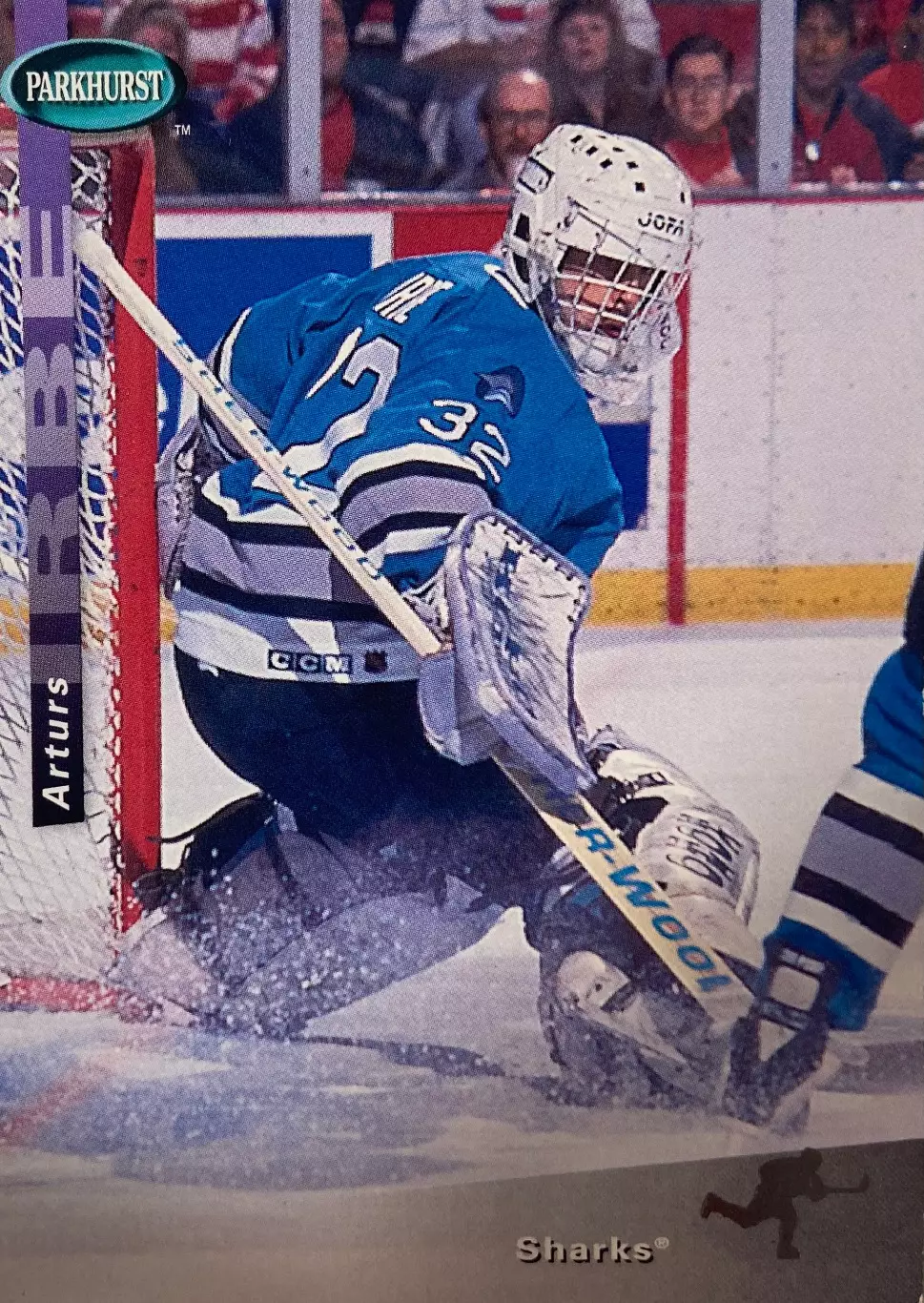 Карточка Arturs Irbe - Артурс Ирбе San Jose Sharks, Динамо Рига, ЦСКА НХЛ/NHL