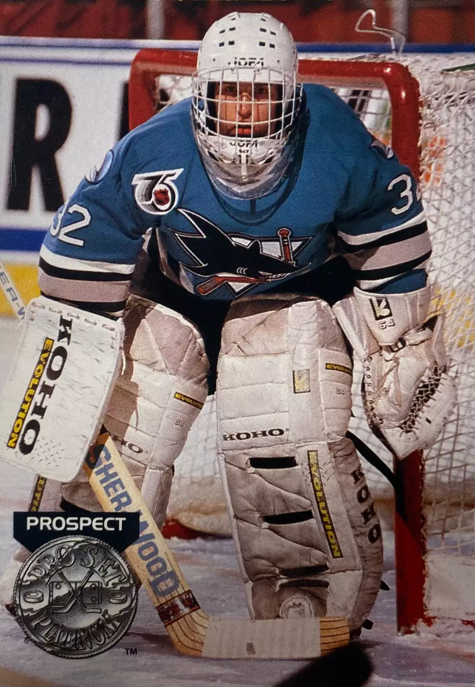 Карточка Arturs Irbe - Артурс Ирбе San Jose Sharks, Динамо Рига, ЦСКА НХЛ NHL