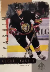 Хоккей. Карточка Алексей Яшин Ottawa Senators, Динамо, СКА, Локомотив НХЛ КХЛ