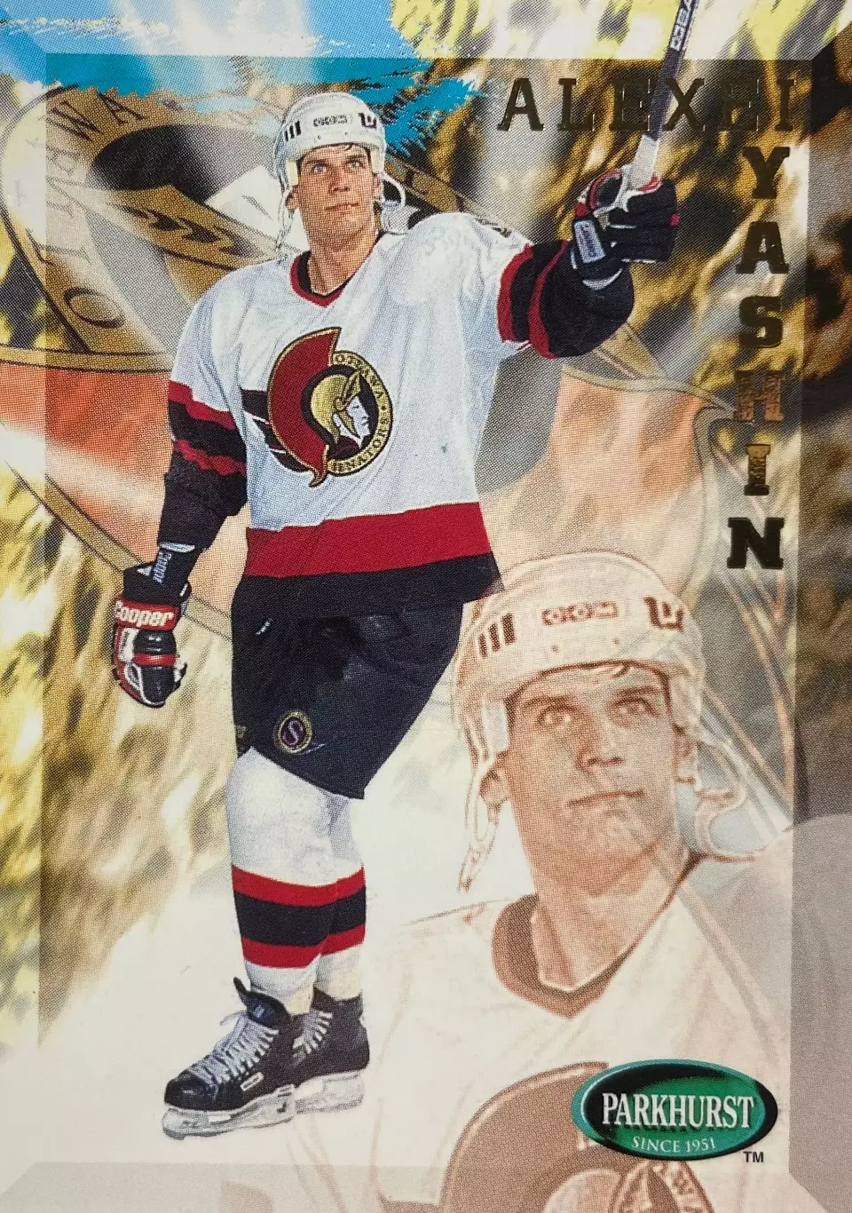 Хоккей. Карточка Алексей Яшин Ottawa Senators,ЦСКА,Динамо,СКА, Локомотив НХЛ-КХЛ