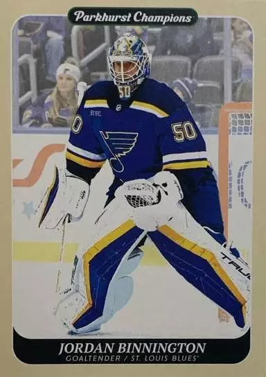 Карточка Jordan Binnington-Джордан Биннингтон St. Louis Blues/Сент-Луис НХЛ/NHL