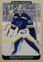 Карточка Jordan Binnington-Джордан Биннингтон St. Louis Blues/Сент-Луис НХЛ/NHL