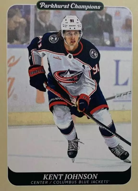 Хоккей Карточка Kent Johnson-Кент Джонсон Columbus Blue Jackets-Коламбус НХЛ/NHL