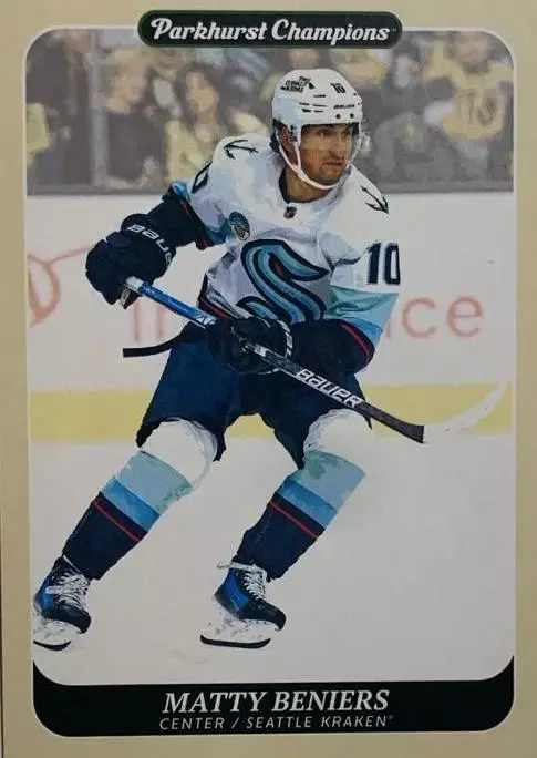 Хоккей. Карточка Matty Beniers-Мэтти Бенирс Seattle Kraken-Сиэтл Кракен НХЛ/NHL