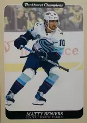 Хоккей. Карточка Matty Beniers-Мэтти Бенирс Seattle Kraken-Сиэтл Кракен НХЛ/NHL