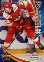 Хоккей. Карточка Ник Меркли Куньлунь Ред Стар Пекин КХЛ сезон 2023/24 SeReal